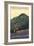 White Mountains, New Hampshire - Live Free and Climb Hiker Scene-Lantern Press-Framed Premium Giclee Print