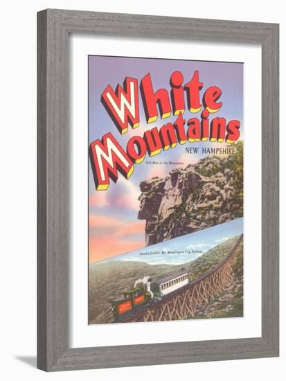 White Mountains, New Hampshire-null-Framed Premium Giclee Print