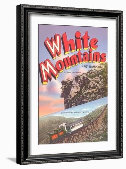 White Mountains, New Hampshire-null-Framed Premium Giclee Print