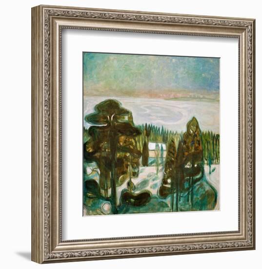 White Night, 1901-Edvard Munch-Framed Giclee Print