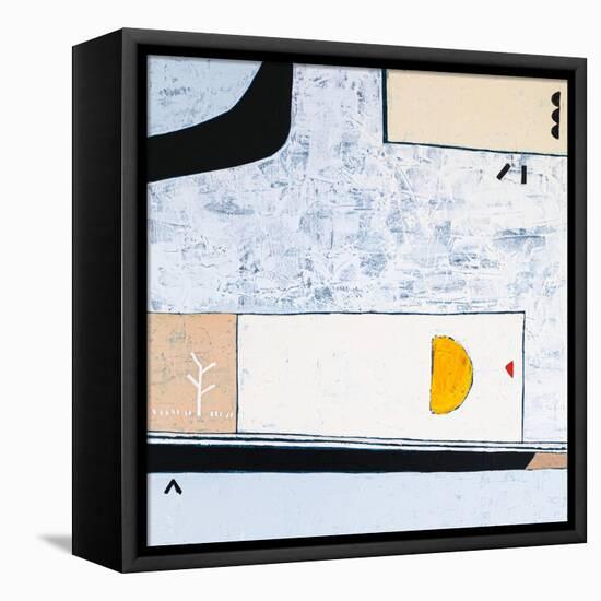 White night-Hyunah Kim-Framed Stretched Canvas