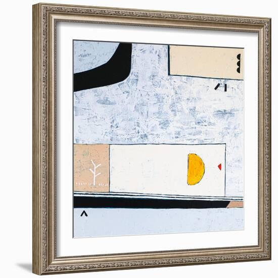 White night-Hyunah Kim-Framed Art Print