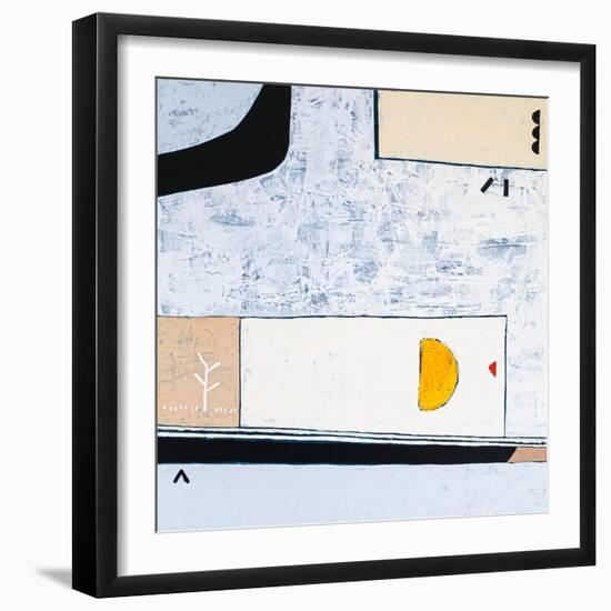 White night-Hyunah Kim-Framed Art Print