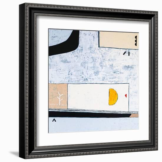 White night-Hyunah Kim-Framed Art Print