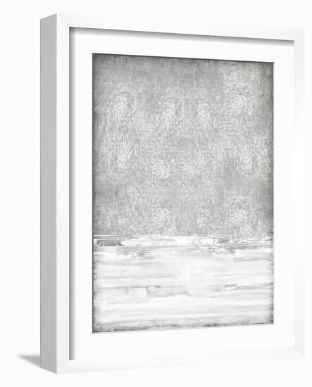 White on Silver I-Sofia Gordon-Framed Art Print