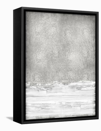 White on Silver II-Sofia Gordon-Framed Stretched Canvas