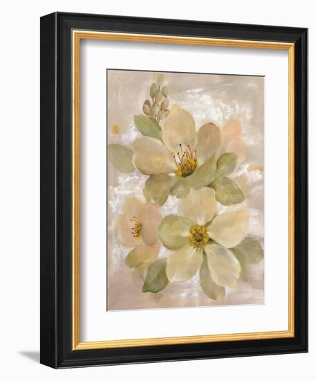 White on White Floral I-Silvia Vassileva-Framed Art Print