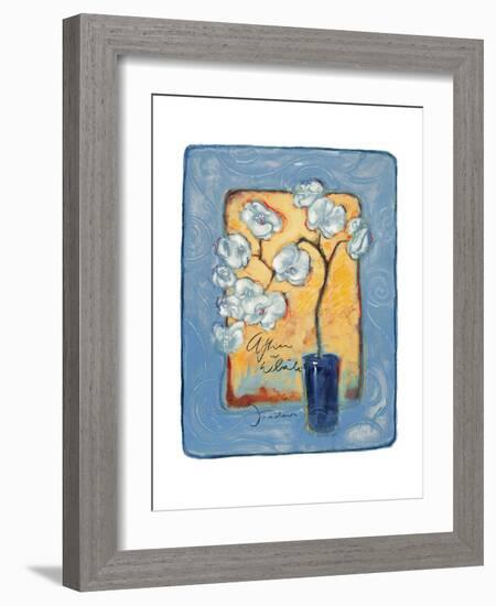 White Orchid-Joadoor-Framed Art Print