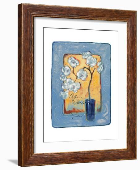 White Orchid-Joadoor-Framed Art Print