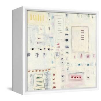 White Out-Nikki Galapon-Framed Stretched Canvas
