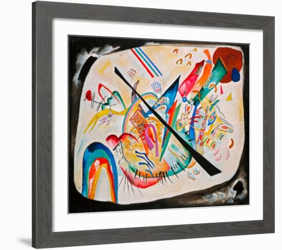 White Oval, 1919-Wassily Kandinsky-Framed Giclee Print