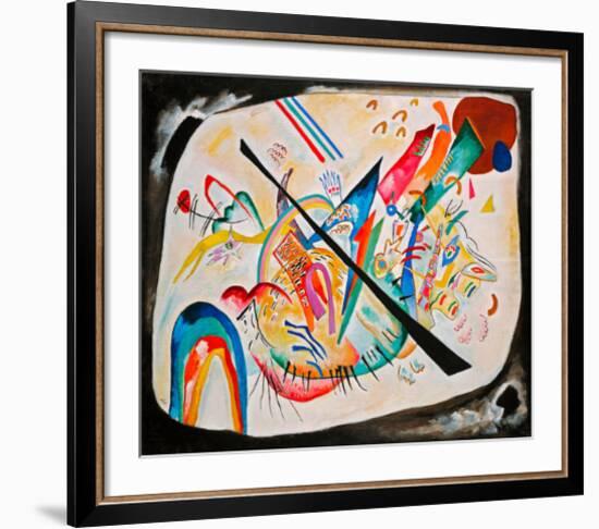 White Oval, 1919-Wassily Kandinsky-Framed Giclee Print