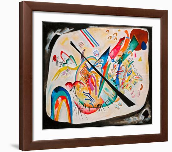 White Oval, 1919-Wassily Kandinsky-Framed Giclee Print