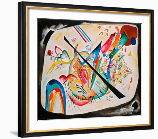 White Oval, 1919-Wassily Kandinsky-Framed Giclee Print