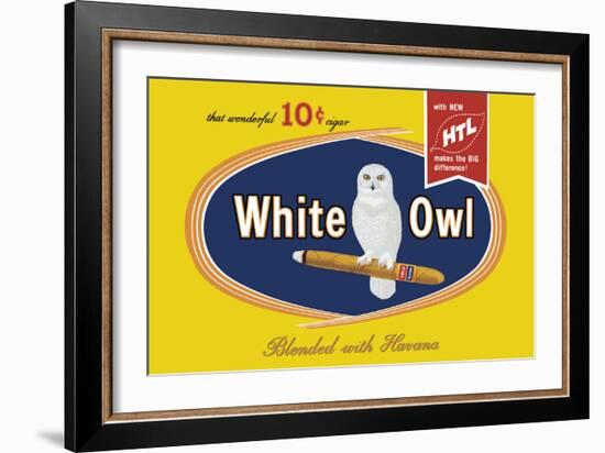 White Owl Cigars-null-Framed Art Print