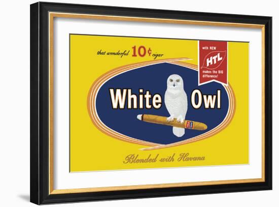 White Owl Cigars-null-Framed Art Print