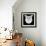 White Owl Mesh-Lisa Kroll-Framed Art Print displayed on a wall