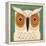 White Owl-Ryan Fowler-Framed Stretched Canvas