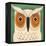 White Owl-Ryan Fowler-Framed Stretched Canvas