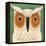 White Owl-Ryan Fowler-Framed Stretched Canvas