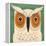 White Owl-Ryan Fowler-Framed Stretched Canvas