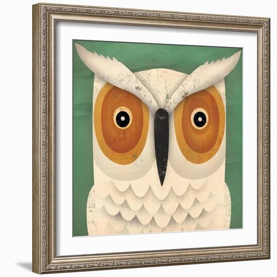 White Owl-Ryan Fowler-Framed Premium Giclee Print