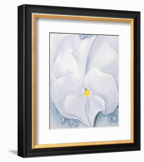 White Pansy, c.1927-Georgia O'Keeffe-Framed Art Print