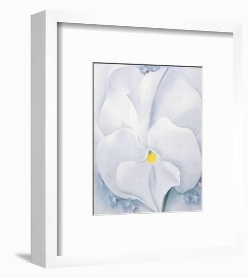 White Pansy, c.1927-Georgia O'Keeffe-Framed Art Print