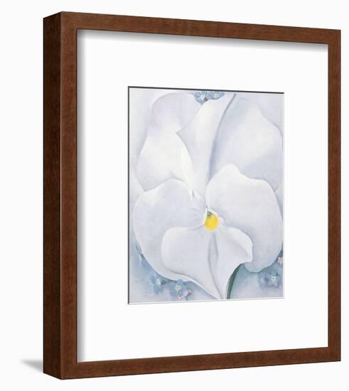 White Pansy, c.1927-Georgia O'Keeffe-Framed Art Print