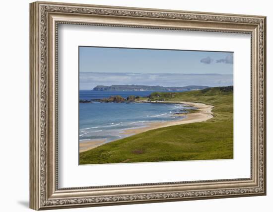 White Park Bay, near Giant's Causeway, County Antrim, Ulster, Northern Ireland, United Kingdom, Eur-Nigel Hicks-Framed Photographic Print