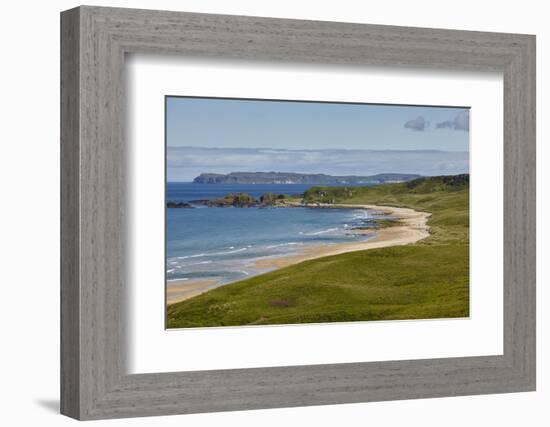 White Park Bay, near Giant's Causeway, County Antrim, Ulster, Northern Ireland, United Kingdom, Eur-Nigel Hicks-Framed Photographic Print