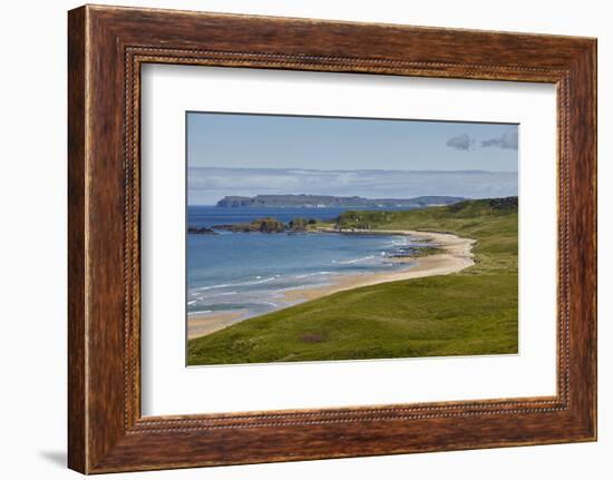 White Park Bay, near Giant's Causeway, County Antrim, Ulster, Northern Ireland, United Kingdom, Eur-Nigel Hicks-Framed Photographic Print