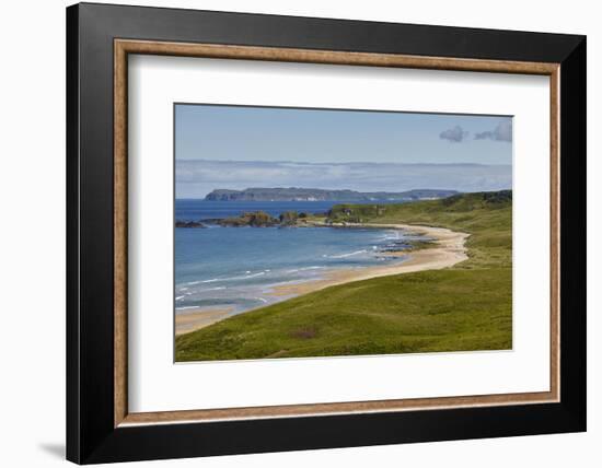 White Park Bay, near Giant's Causeway, County Antrim, Ulster, Northern Ireland, United Kingdom, Eur-Nigel Hicks-Framed Photographic Print