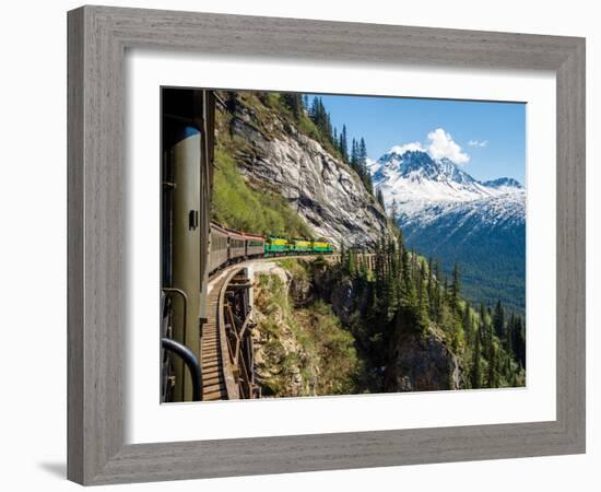 White Pass Train Alaska-Gary Rolband-Framed Photographic Print