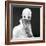 White Patent Leather Helmet with Eye Holes, 1960s-John French-Framed Giclee Print