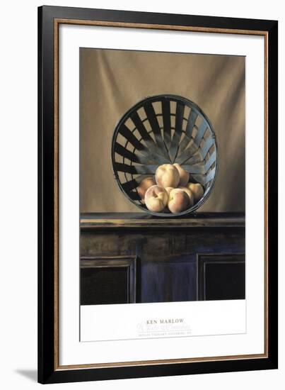 White Peaches-Ken Marlow-Framed Art Print