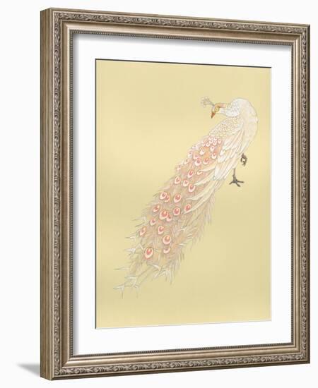 White Peacock-Haruyo Morita-Framed Art Print