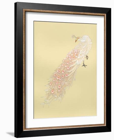 White Peacock-Haruyo Morita-Framed Art Print