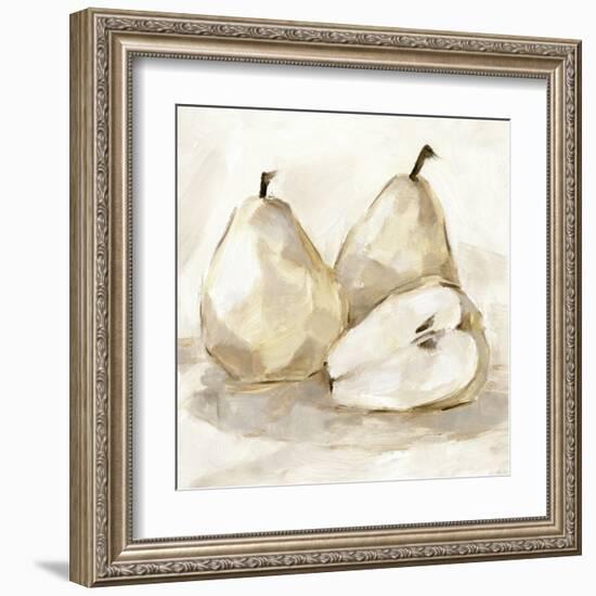 White Pear Study I-Ethan Harper-Framed Art Print