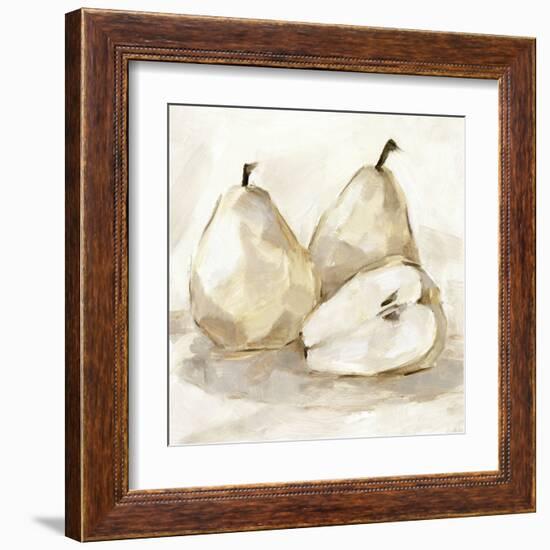 White Pear Study I-Ethan Harper-Framed Art Print
