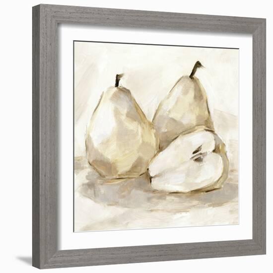 White Pear Study I-Ethan Harper-Framed Premium Giclee Print