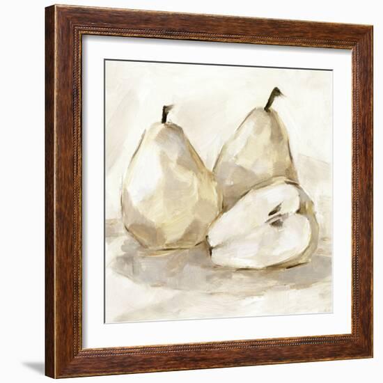 White Pear Study I-Ethan Harper-Framed Art Print