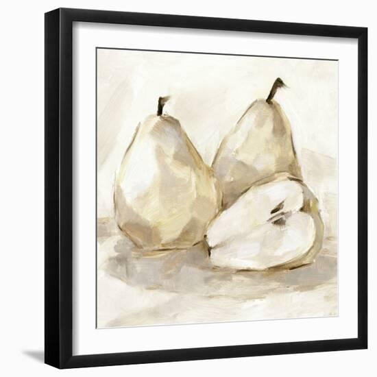 White Pear Study I-Ethan Harper-Framed Art Print