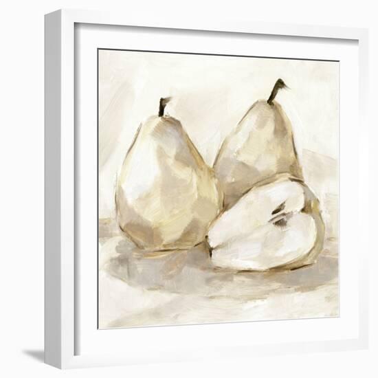 White Pear Study I-Ethan Harper-Framed Art Print