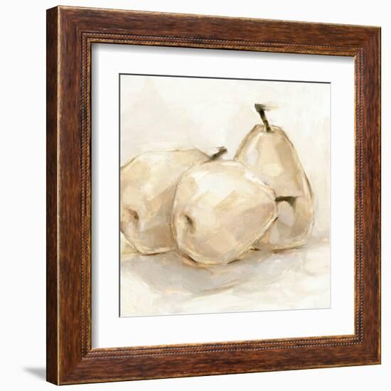 White Pear Study II-Ethan Harper-Framed Art Print