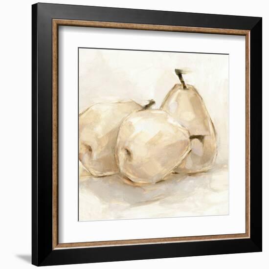 White Pear Study II-Ethan Harper-Framed Art Print