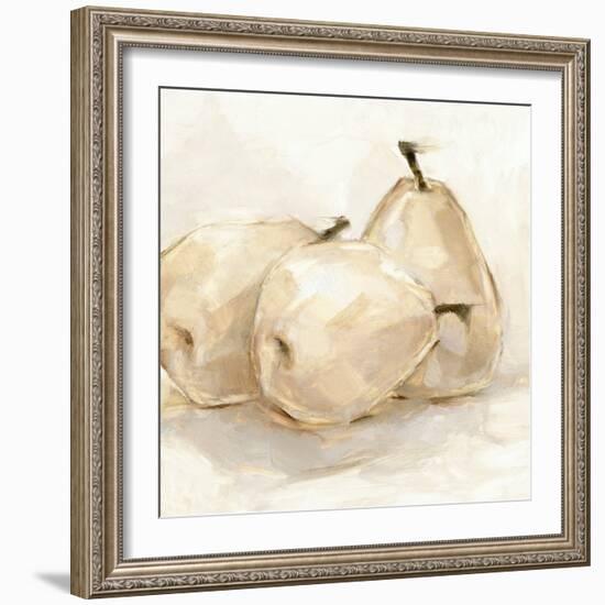 White Pear Study II-Ethan Harper-Framed Premium Giclee Print