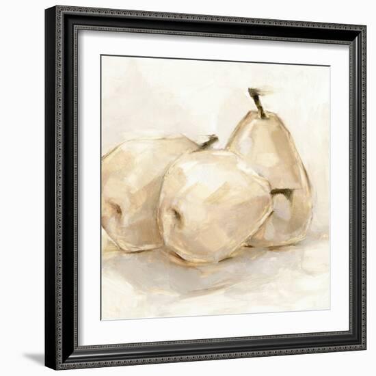 White Pear Study II-Ethan Harper-Framed Premium Giclee Print