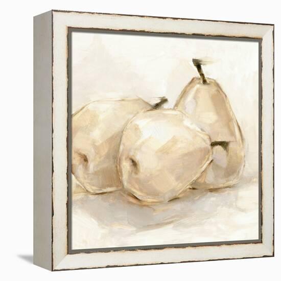 White Pear Study II-Ethan Harper-Framed Stretched Canvas