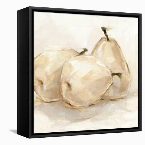 White Pear Study II-Ethan Harper-Framed Stretched Canvas